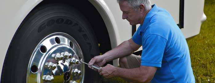 changing an RV tire