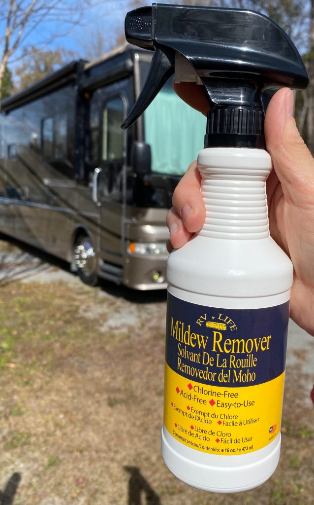 Mildew Remover RV in background