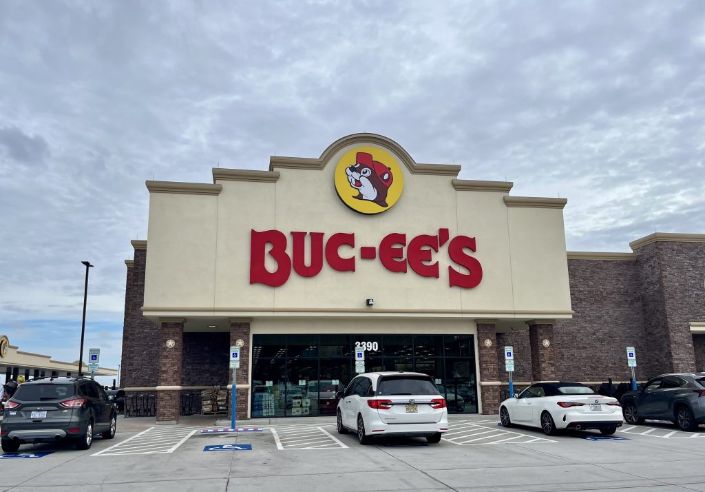 Buc-ee's sign, Florence, South Carolina