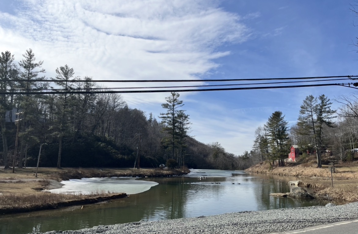 A creek in Banner Elk